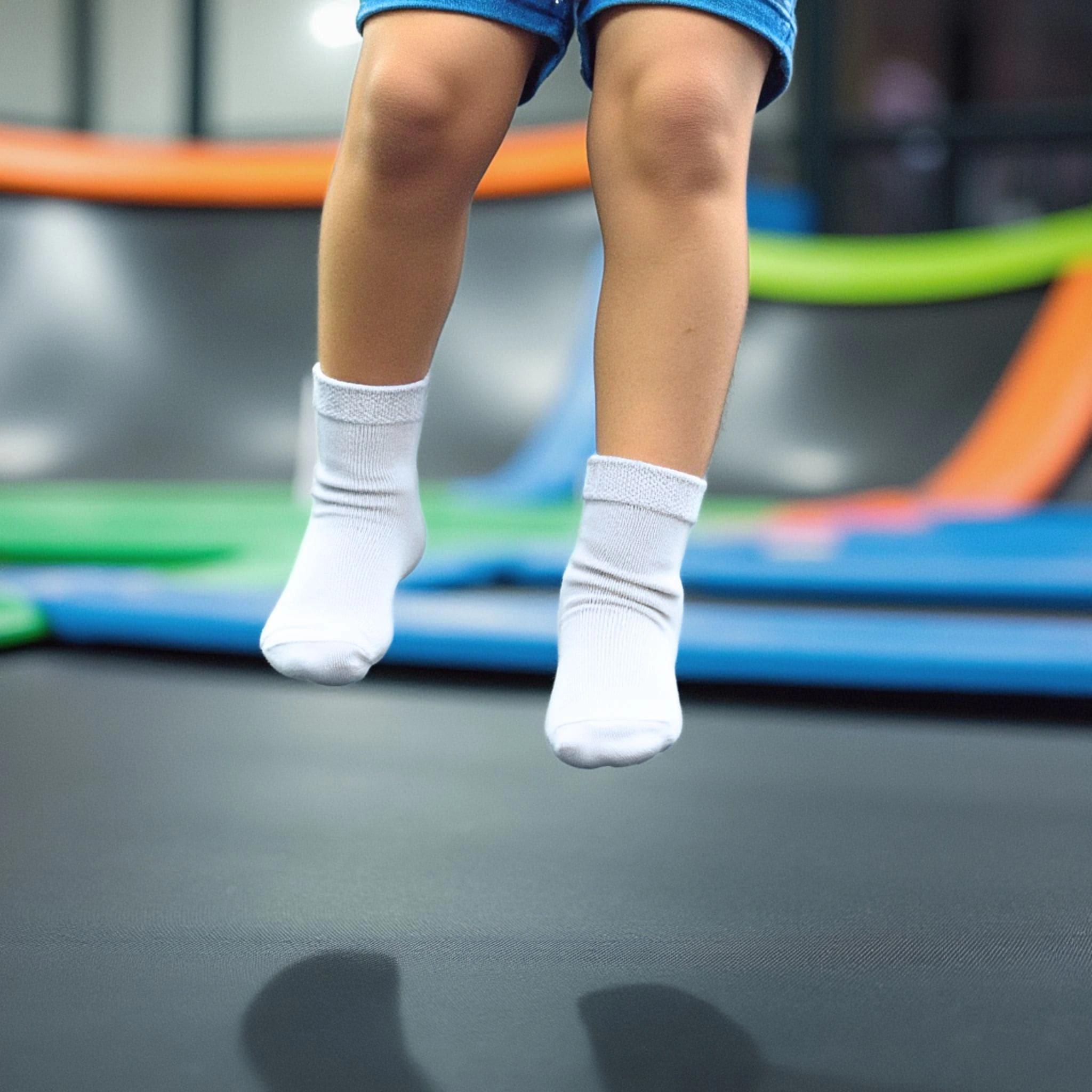Cozy Crew Socks for Tiny Feet: Grip & Go Fun! 4-Pack