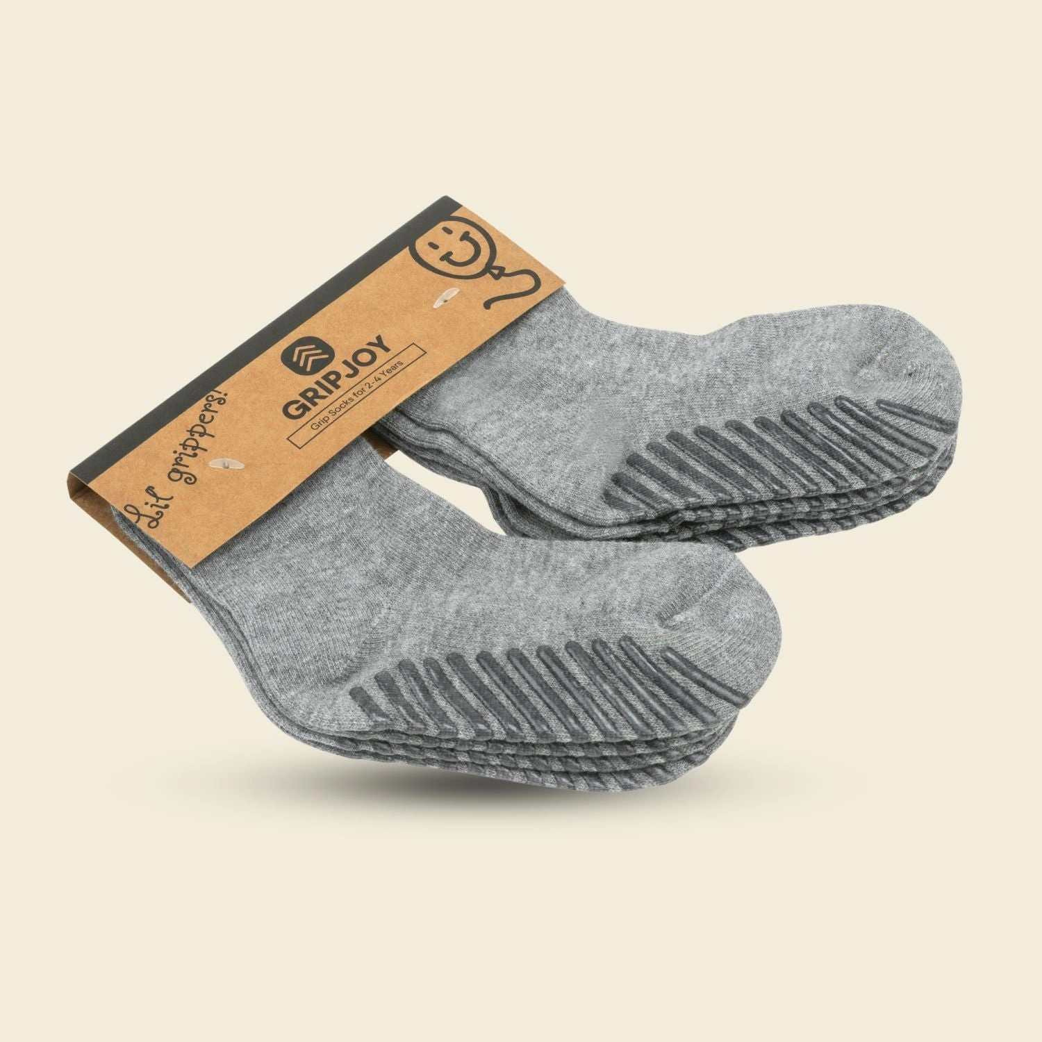 Cozy Grip Socks for Little Feet 4 Pack